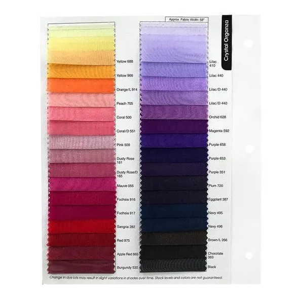 7pcs - Crystal Organza Table Linen 72"x72" Square - Fuchsia 915