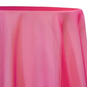 7pcs - Crystal Organza Table Linen 72"x72" Square - Fuchsia 915