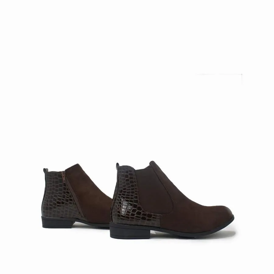 Cindy Snakeskin Chelsea Boot