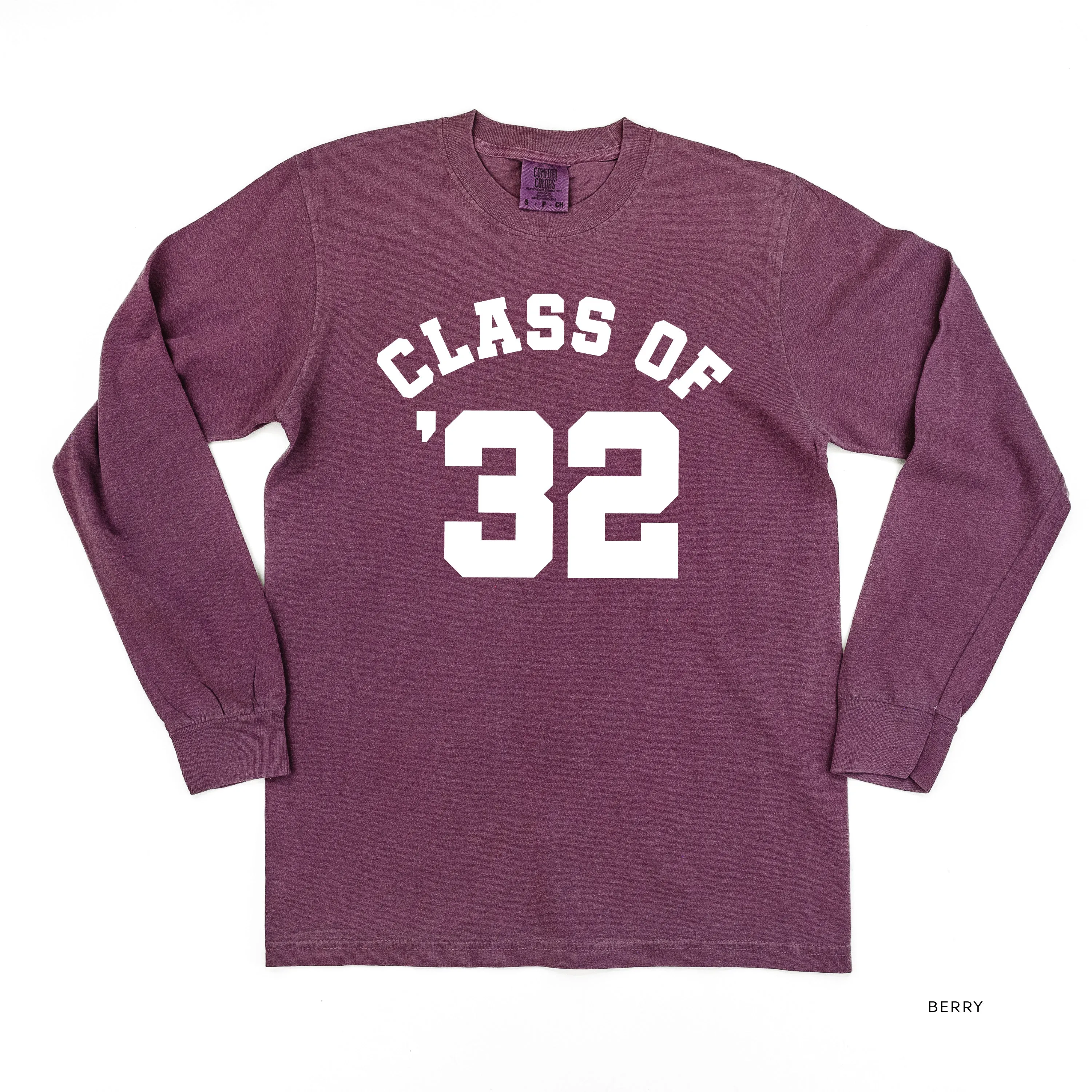CLASS OF '32 - LONG SLEEVE COMFORT COLORS TEE