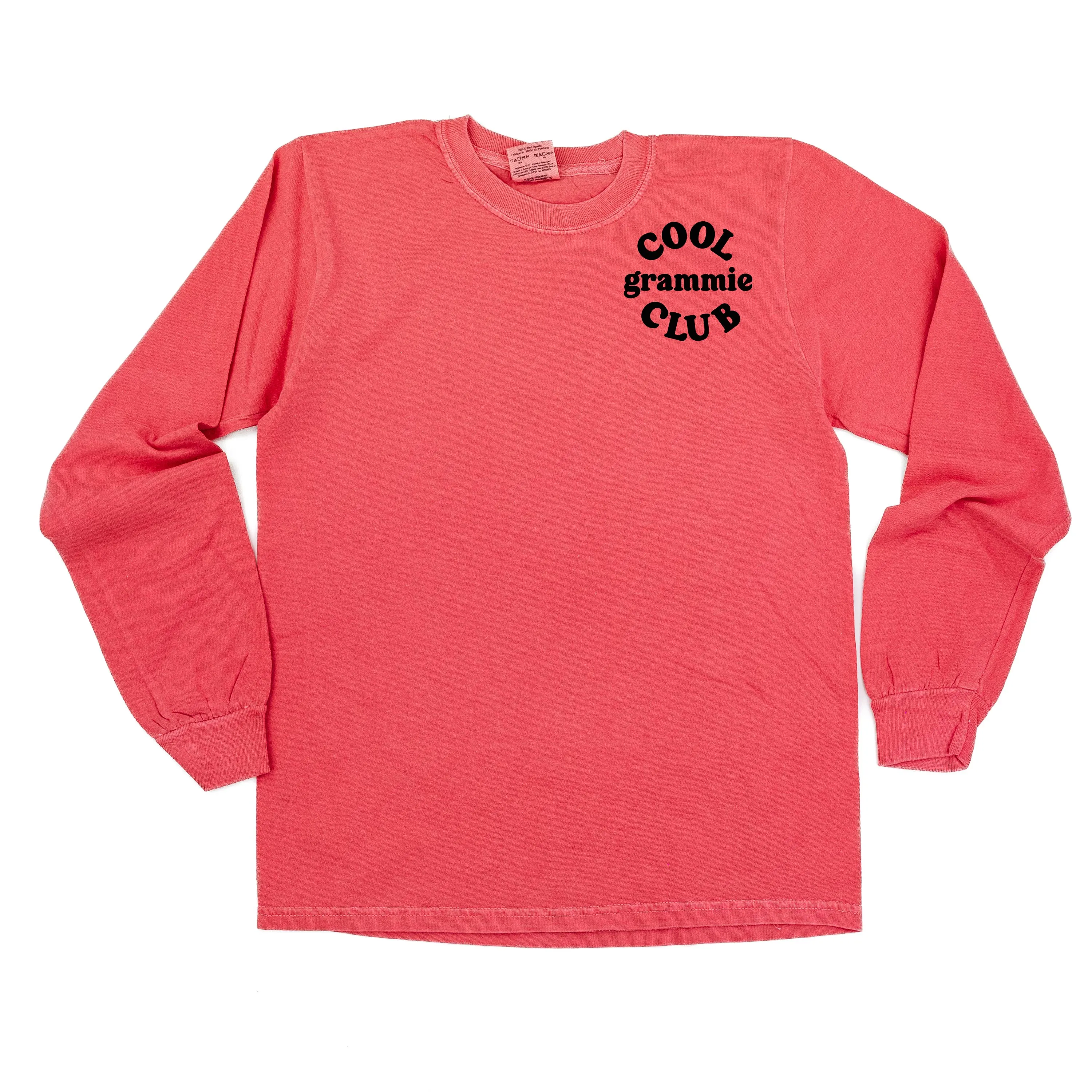 COOL Grammie CLUB - Pocket Design - LONG SLEEVE COMFORT COLORS TEE