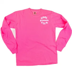 COOL Grammie CLUB - Pocket Design - LONG SLEEVE COMFORT COLORS TEE