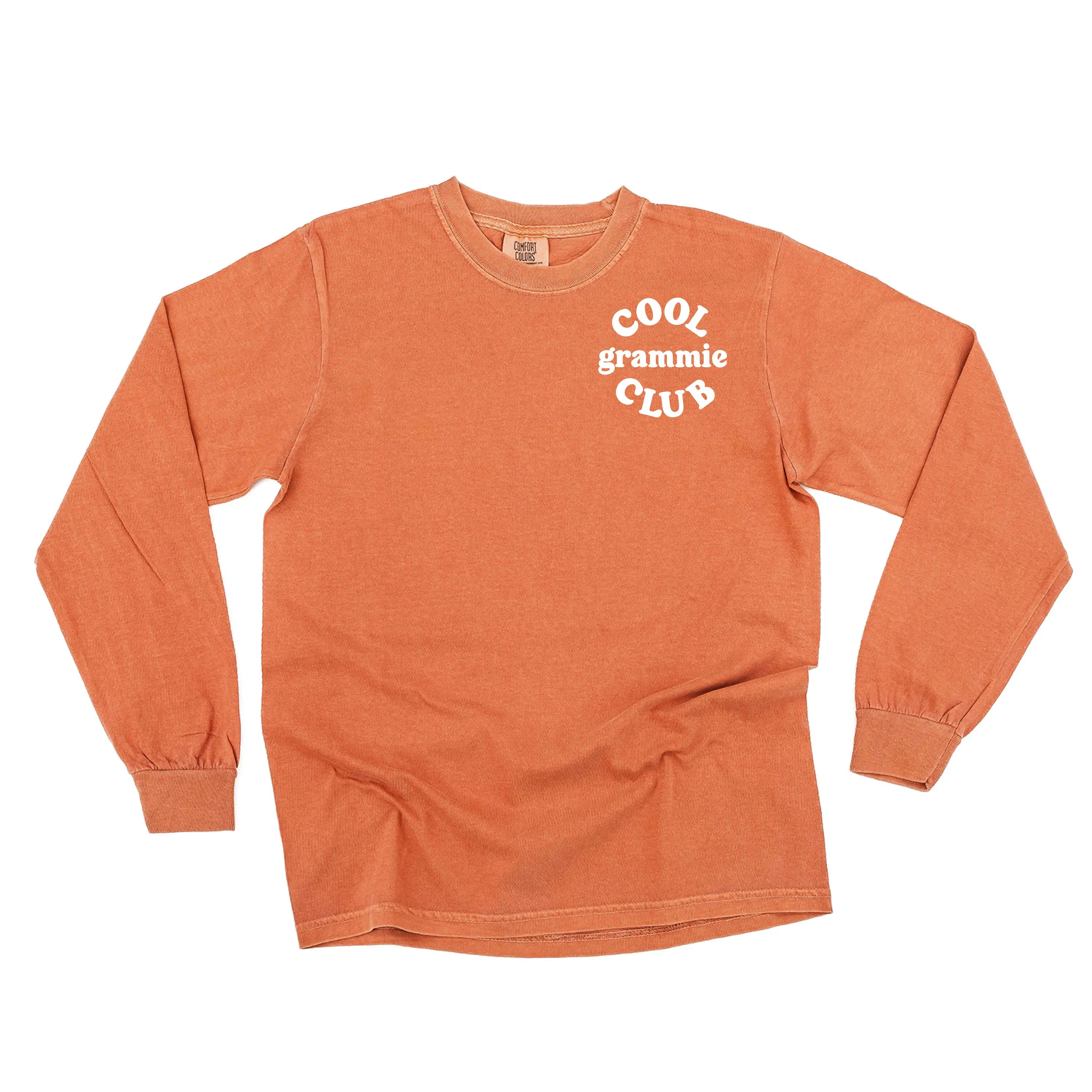 COOL Grammie CLUB - Pocket Design - LONG SLEEVE COMFORT COLORS TEE