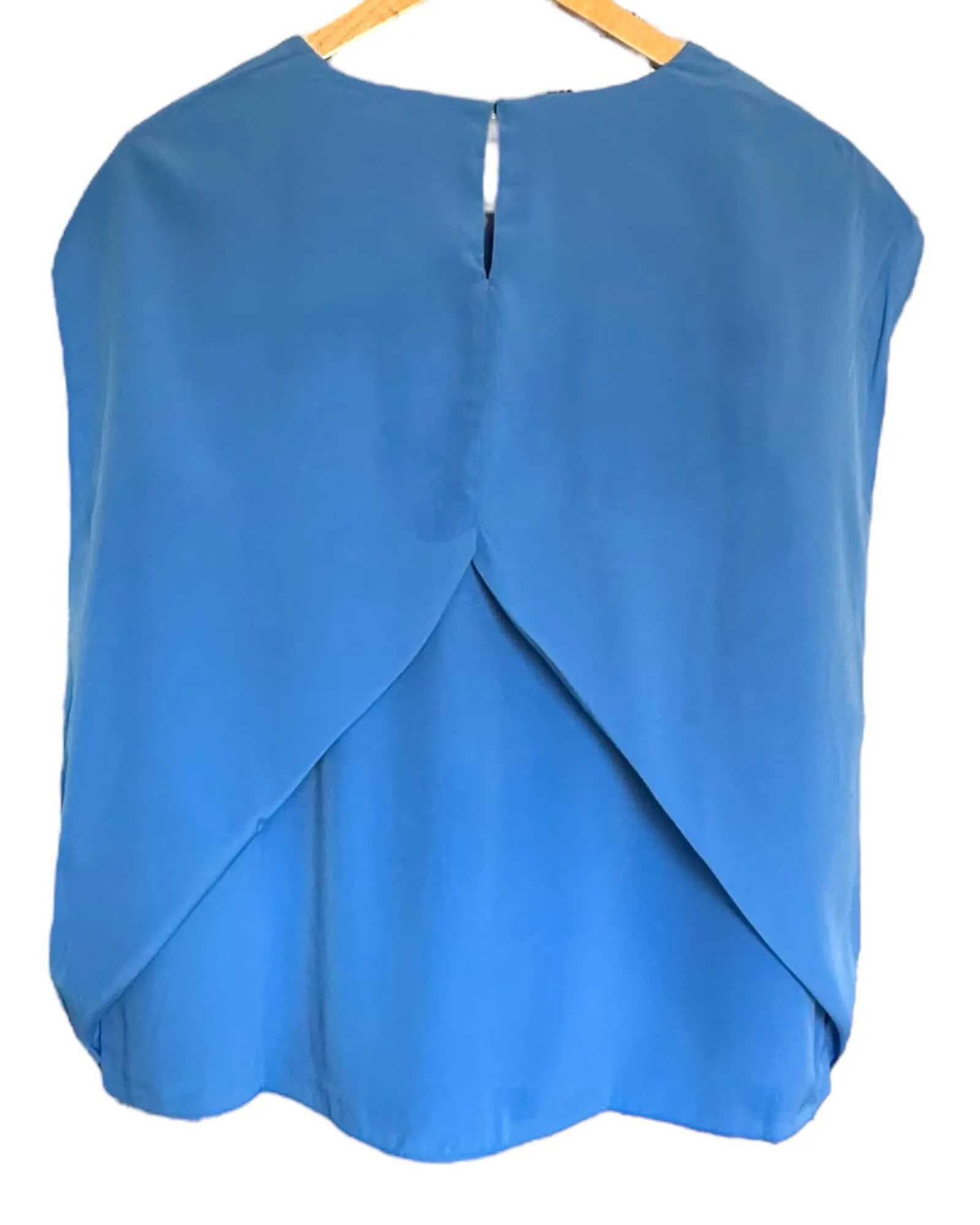 Cool Summer Bluebell Petal Back Blouse