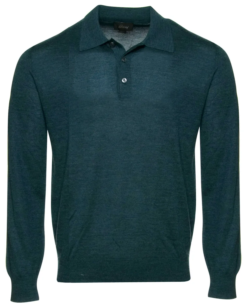 Dark Teal Long Sleeve Polo
