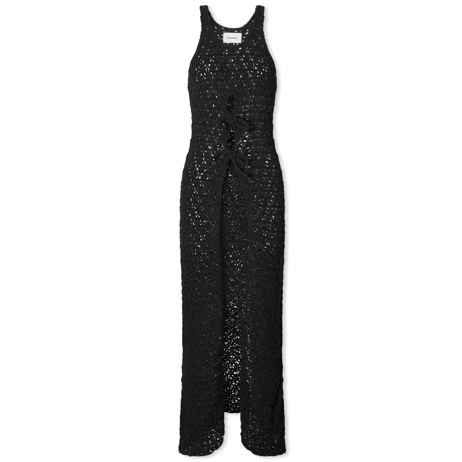 Holzweiler Black Tape Yarn Cover up Dress UK XS