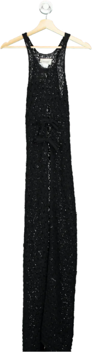 Holzweiler Black Tape Yarn Cover up Dress UK XS