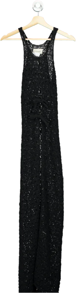 Holzweiler Black Tape Yarn Cover up Dress UK XS