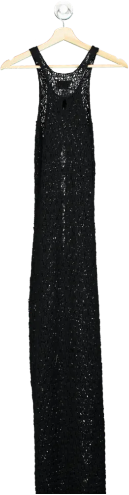 Holzweiler Black Tape Yarn Cover up Dress UK XS