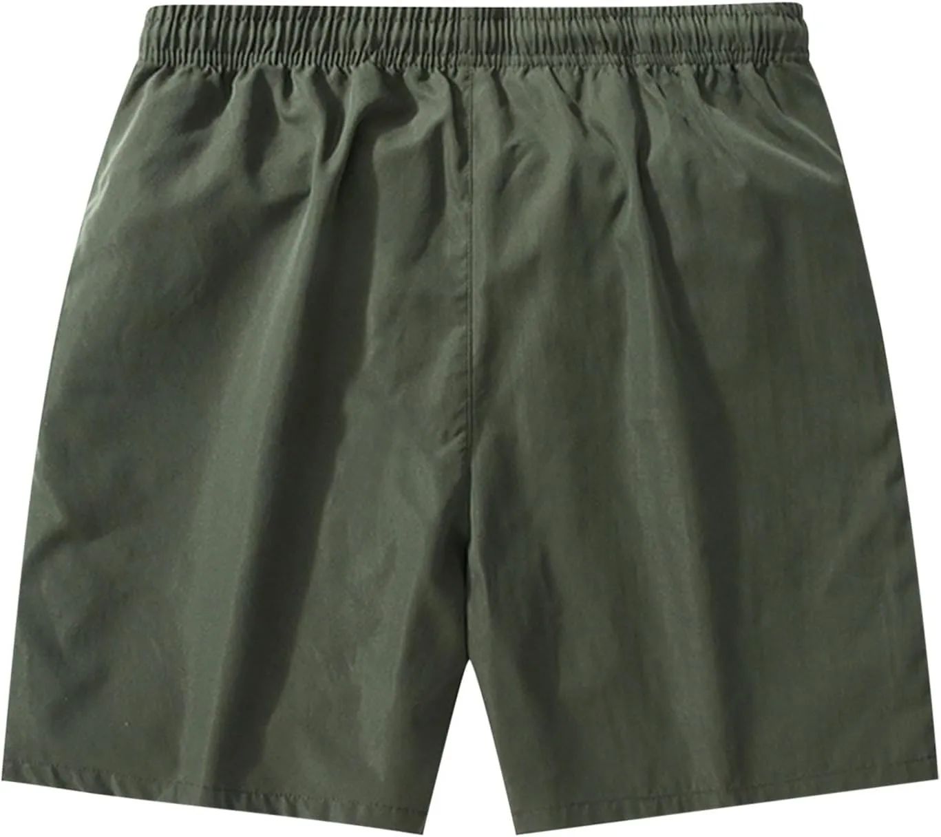 Men's Athletic Cargo Shorts with Pockets Quick Dry Running Workout Gym Elastic Lightweight Basketball Trunks