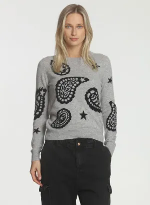 Paisley Crew - Fog/black