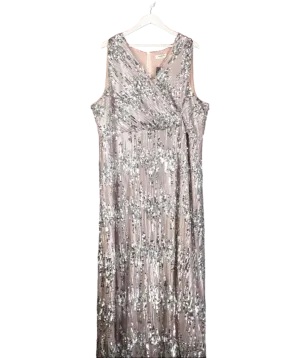 Phase Eight Metallic Daphne Sequin Maxi Dress UK XXL
