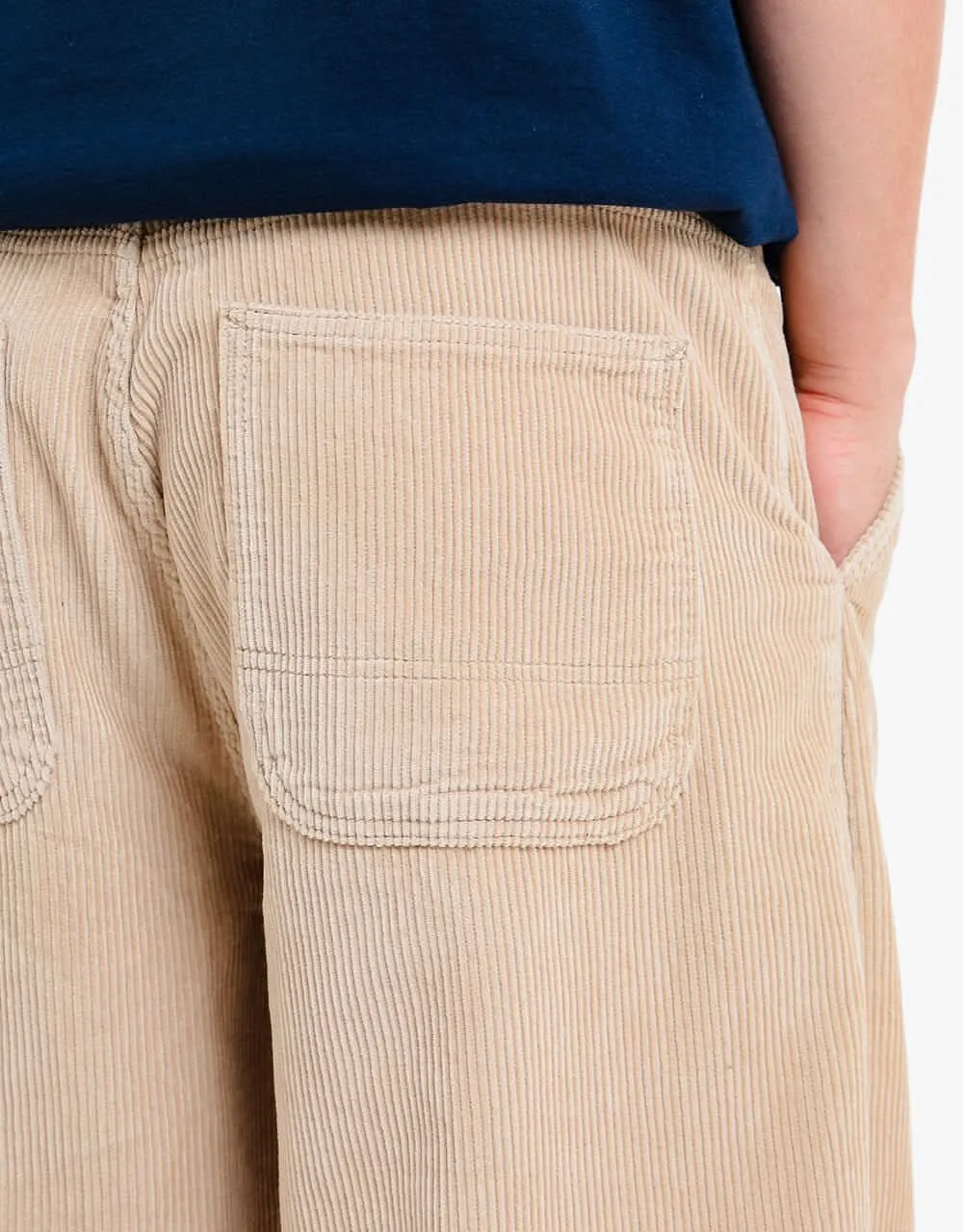 Route One Super Baggy Big Wale Cords - Stone