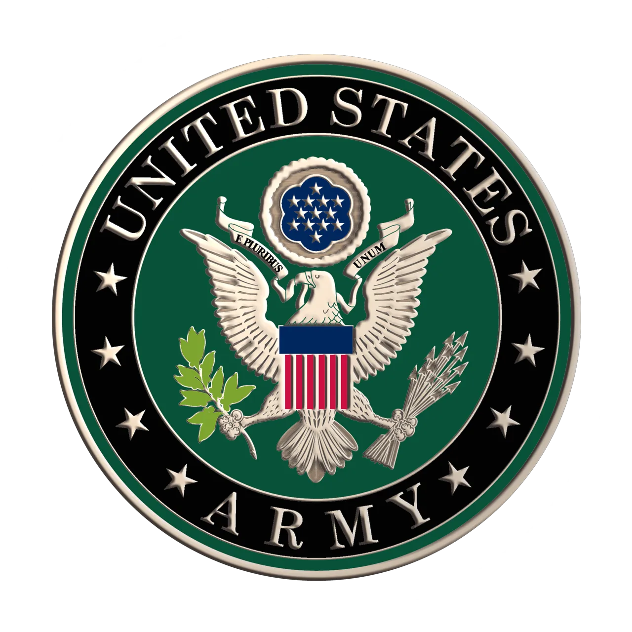 United States Army Masterpiece Medallion Certificate Frame (Horizontal)*