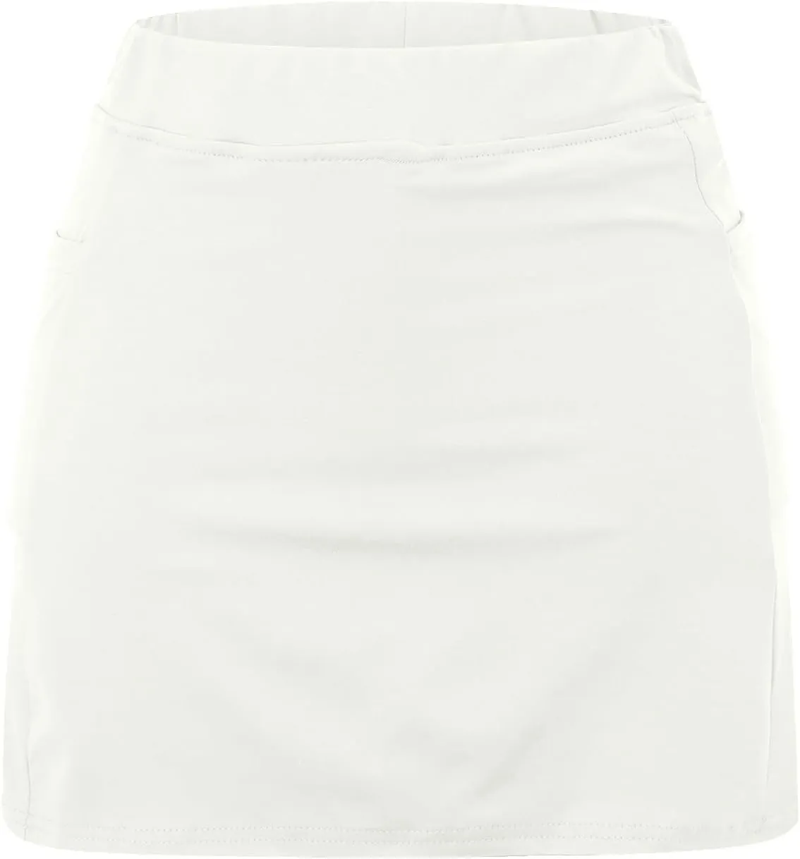 Women's Skirt 2025 Basic Casual High Waisted Solid Flared Mini Skort, S-5XL